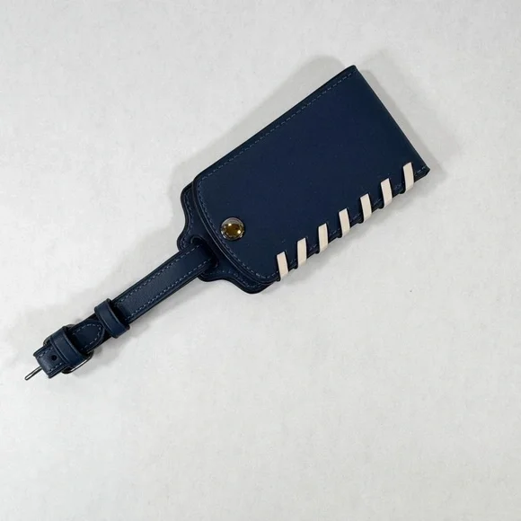 Coach Dark Blue Luggage Tag, set of 2 - Picture 2 of 7